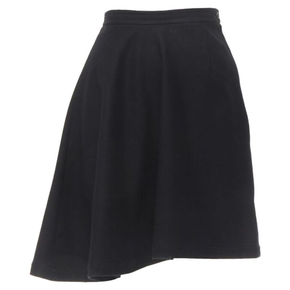Comme des Garcons wool felt asymmetric flared skirt